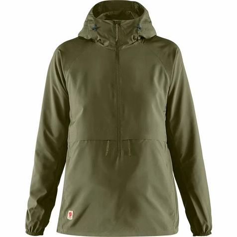 Fjallraven High Coast Anoraks Budapest - Zöld Kabát Zöld YZM618725